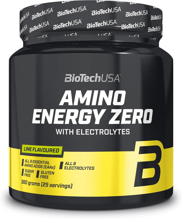 BiotechUSA Amino Energy Zero With Electrolytes, Lime Flavoured, 360 gr