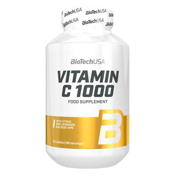 BiotechUSA Vitamin C 1000, 100 Tablets, 100 ct