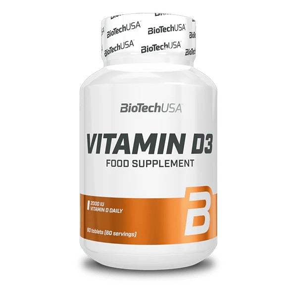 BiotechUSA Vitamin D3, 60 Tablets