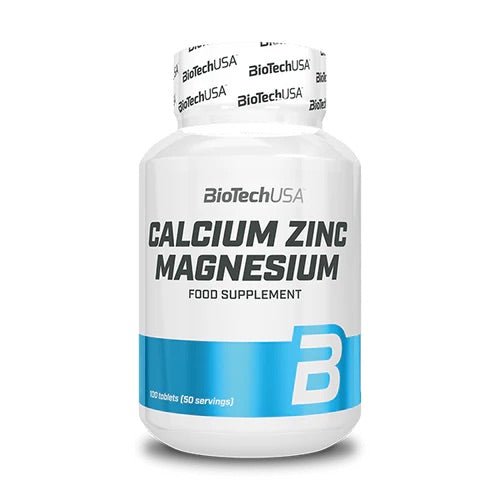 BiotechUSA Calcium Zinc Magnesium, 100 Tablets , 100 ct —