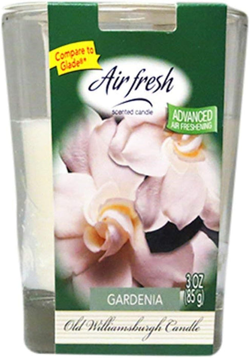 Air Fresh Scented Candle, Gardenia , 3 oz