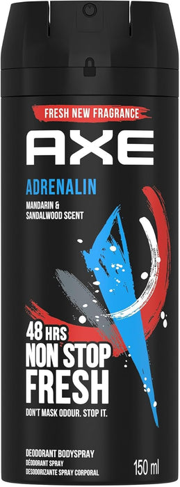 Axe Body Spray Adrenalin, 150 ML