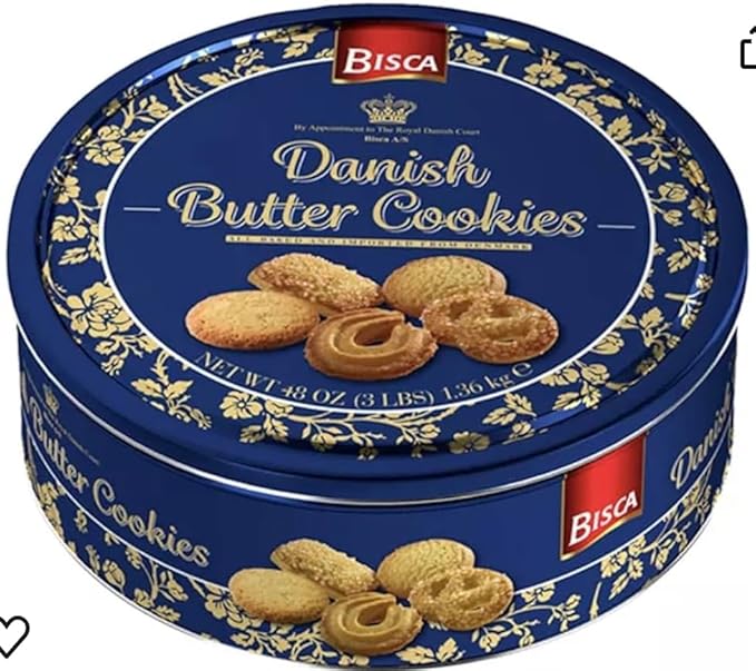 Bisca Danish Butter Cookies, 3 LB