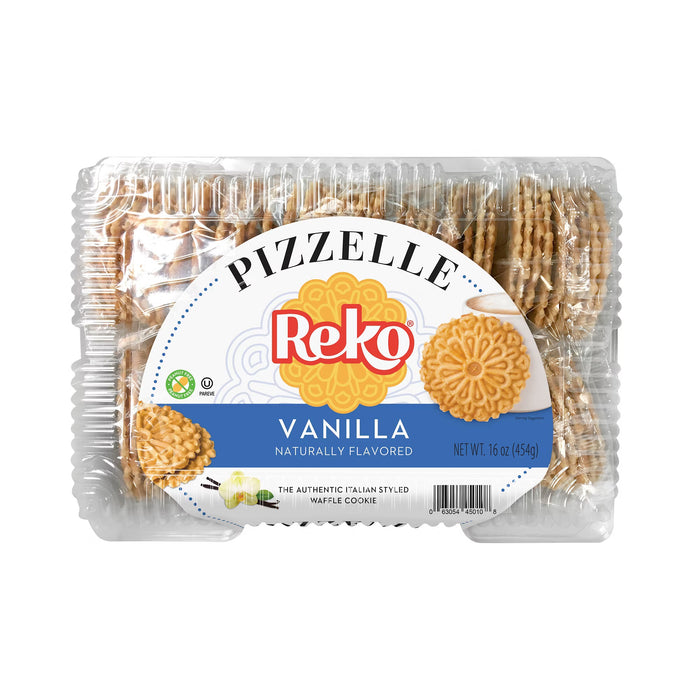 Reko Pizzelle Italian Waffle Cookie, 16 oz