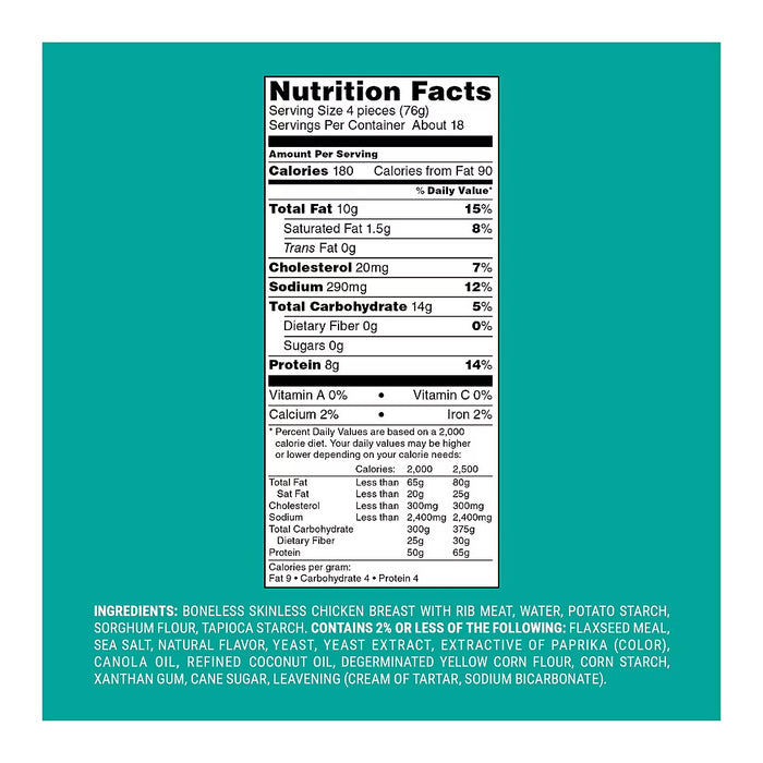 Yummy Gluten Free All Natural Dinosaur Nuggets, 48 oz