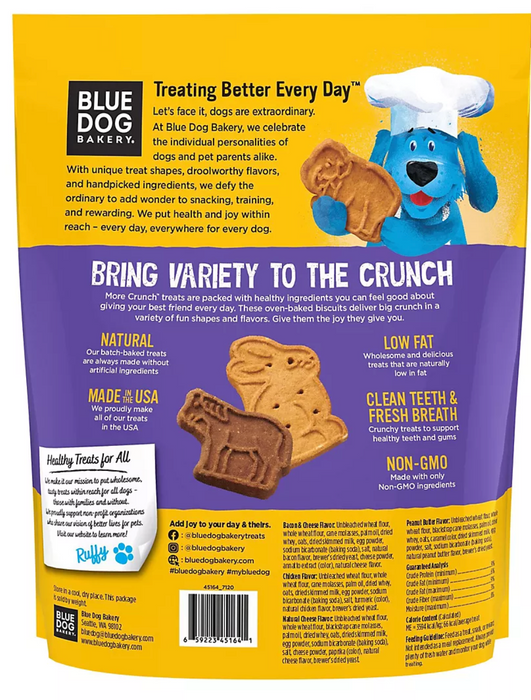 Blue Dog Bakery More Crunch Dog Treats, 4.5 lbs