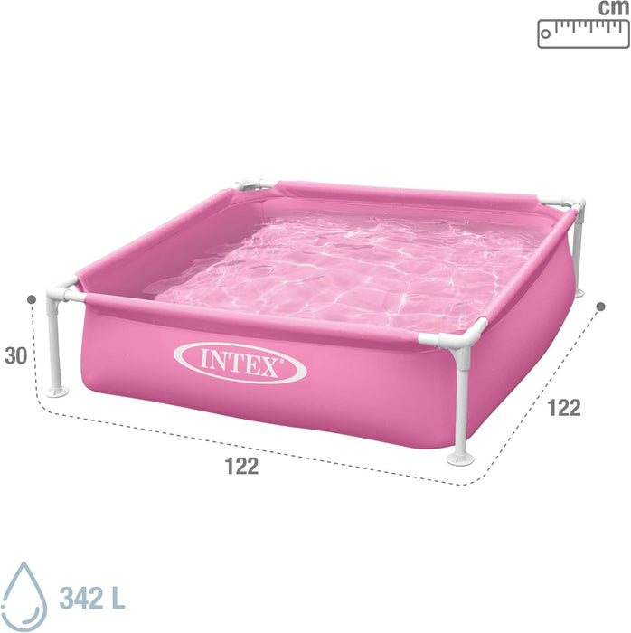 Intex 57172NP Mini Frame Pool, Pink, 1 pc