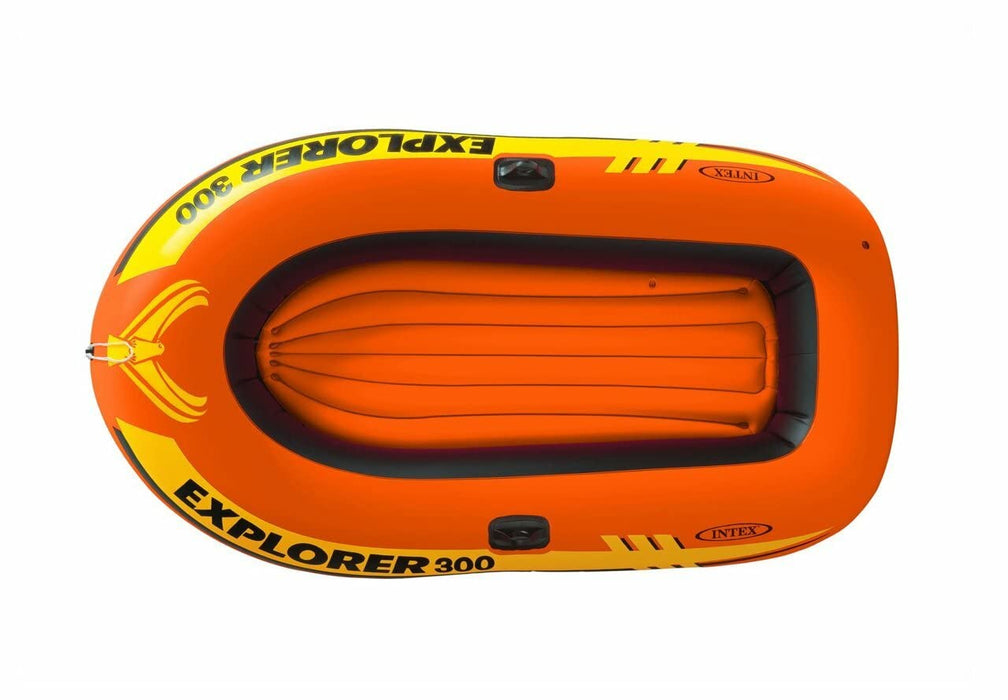 Intex Inflatable VWretails Explorer 300, 3 Person Inflatable Boat, 1 pc
