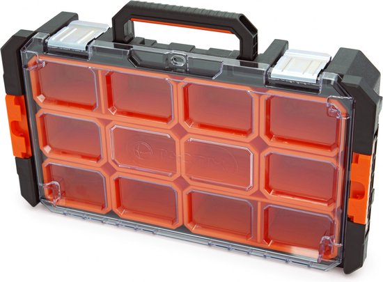 Tactix 3 Piece Modular Mobile Trolley Tool Case Set, 3 pcs