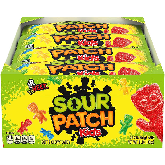 Sour Patch 24-Pack Kids Candy, 24 x 2 oz