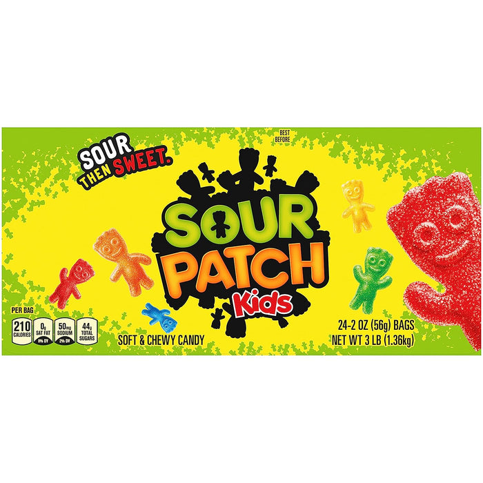 Sour Patch 24-Pack Kids Candy, 24 x 2 oz