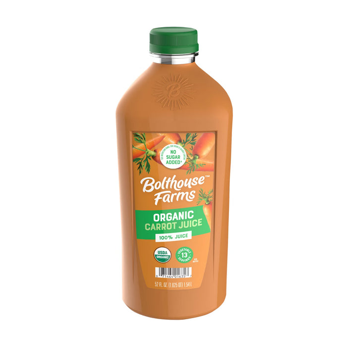 Bolthouse Farms Organics 100% Carrot Juice, 52 oz