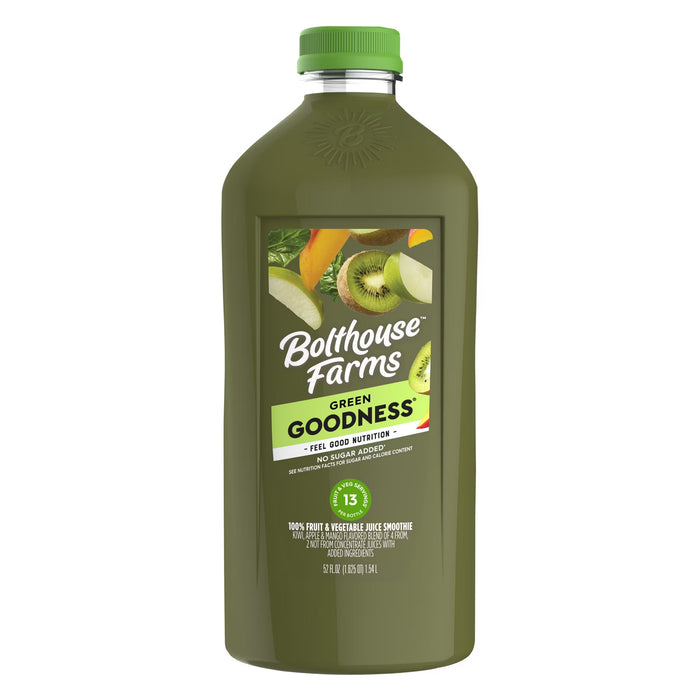 Bolthouse Farms Green Goodness 100% Fruit Juice Smoothie, 52 oz