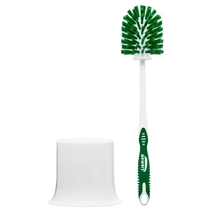 Libman Bowl Brush & Caddy Green Scrubbing Fibers, 2 pcs