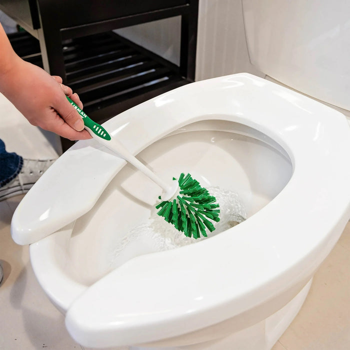 Libman Bowl Brush & Caddy Green Scrubbing Fibers, 2 pcs