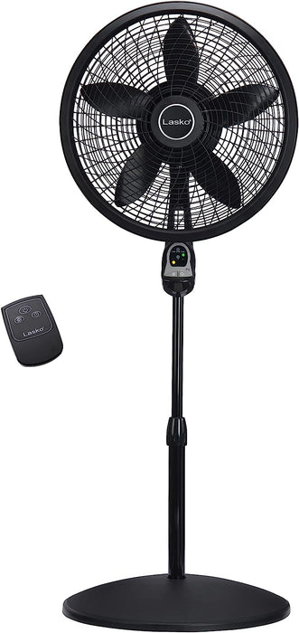 Lasko 18 inch 1843 Elegance and Performance Pedestal Fan with Remote Control,