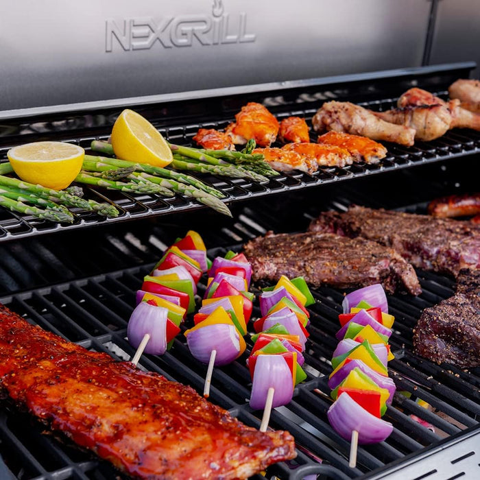 Nexgrill 5-Burner Gas Grill with Searing Side Burner
