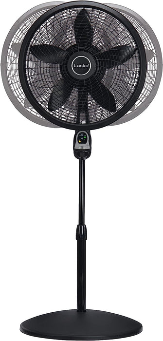 Lasko 18 inch 1843 Elegance and Performance Pedestal Fan with Remote Control,