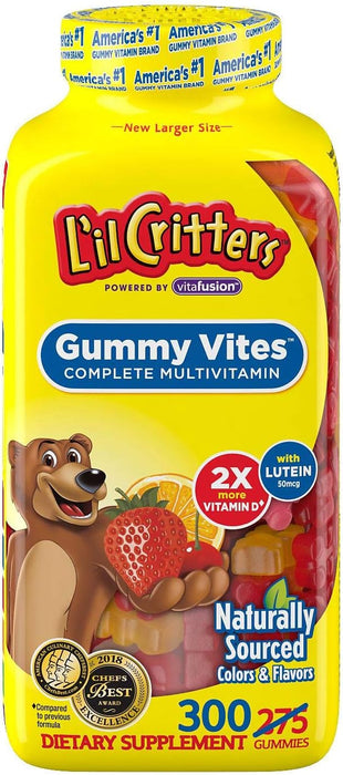 L'Il Critters Gummy Vites Multivitamin, 300 GUMMIES
