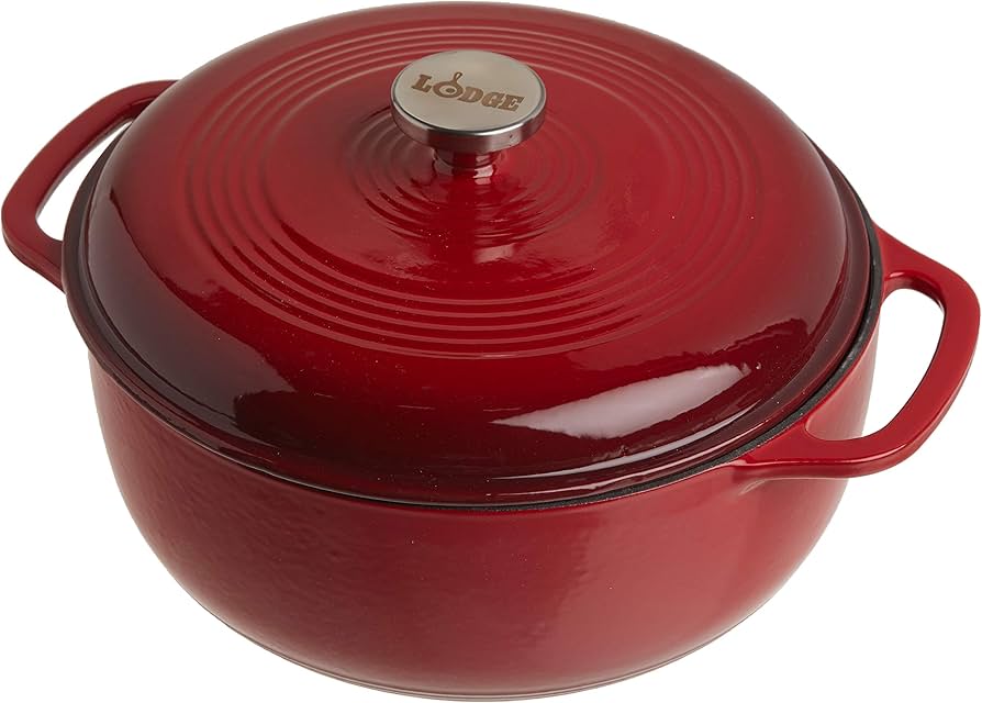 Lodge Cast Iron Dutch Oven, 6.5 QT
