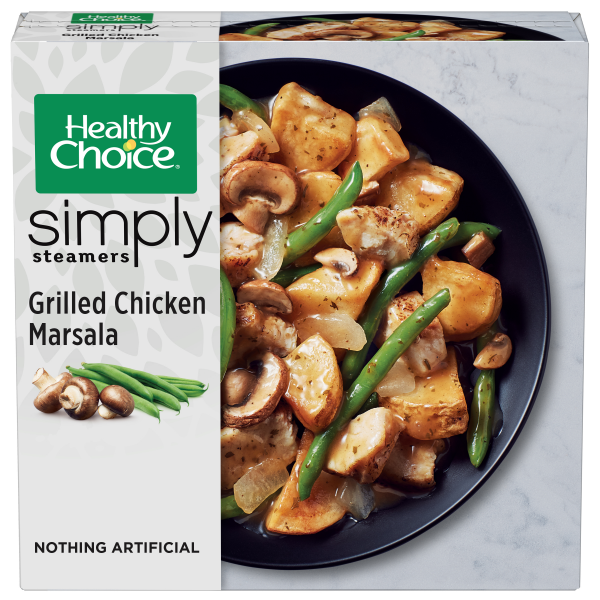 Healthy Choices Simply Steamers Grilled Chicken Marsala Meal , 9.9 oz