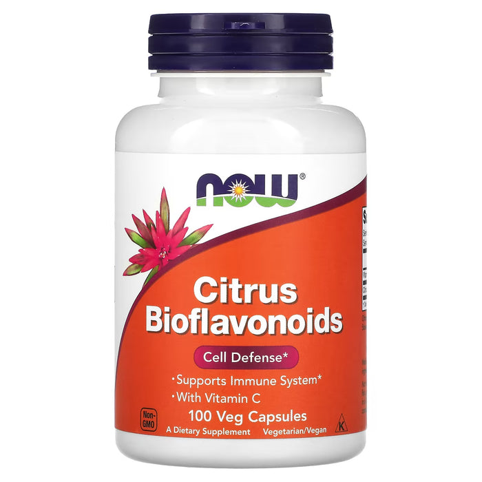 NOW Citrus Bioflavonoids, 100 Veg Capsules, 100 ct