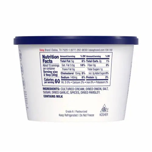 Daisy Sour Cream French Onion Dip, 16 oz