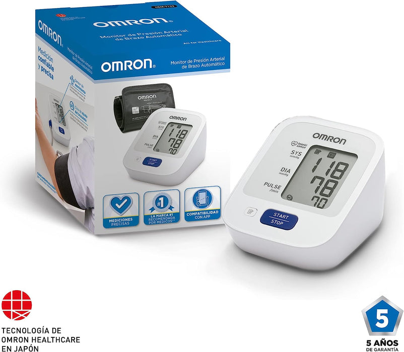 Omron Upper Arm Blood Pressure Monitor Hem-7122, 1 pc