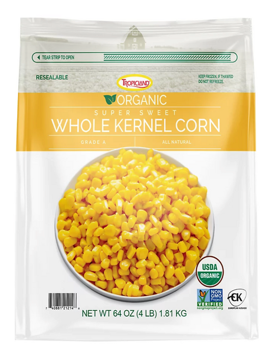 Tropicland Organic Corn, 4 lbs