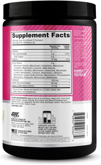 Optimum Nutrition Essential Amino Energy, Watermelon Flavor , 270 gr