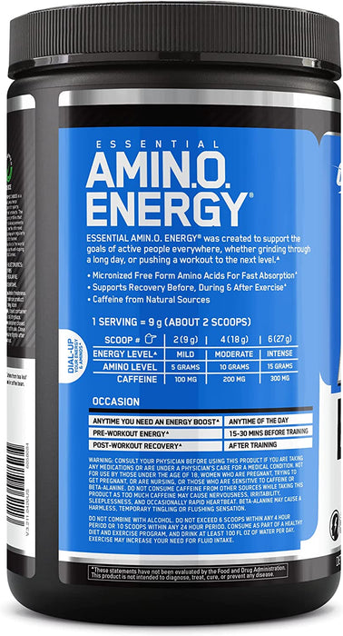 Optimum Nutrition Essential Amino Energy, Blueberry Lemonade Flavor , 270 gr