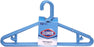 Clorox Blue Plastic Clothes Hangers , 10 pcs