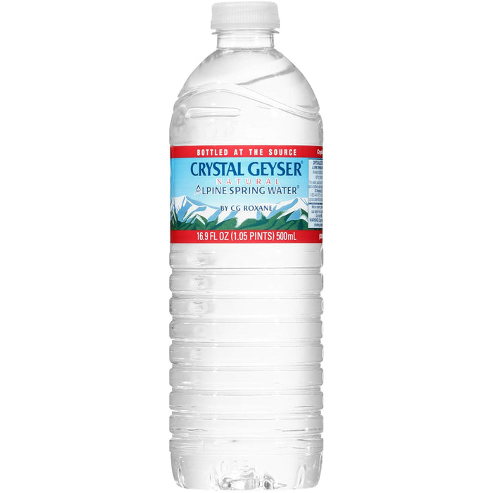 Crystal Geyser, Alpine Natural Spring Water, 24-Pack , 24 x 16.9 oz