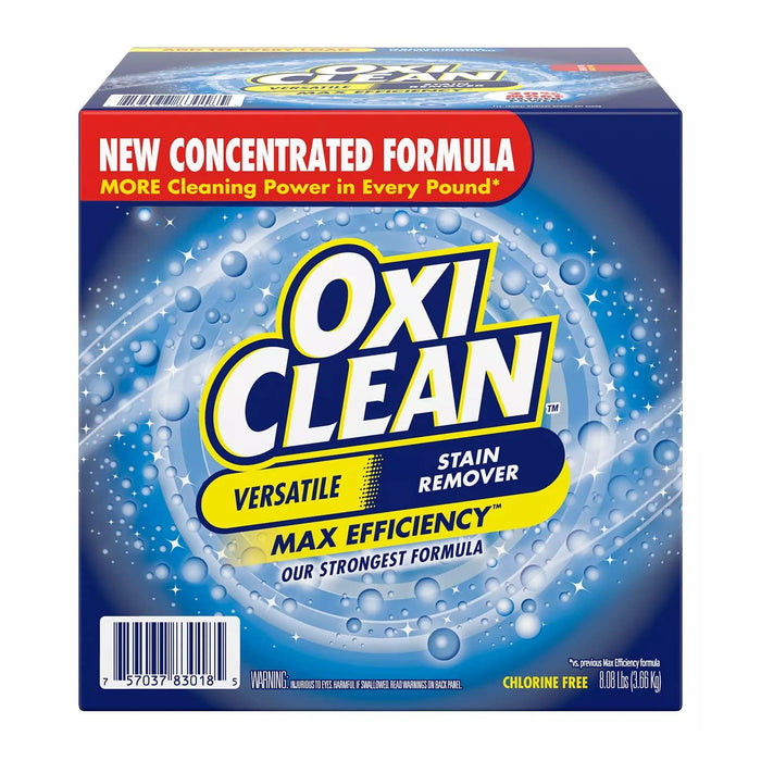 OxiCLean Stain Remover Max Efficiency Stain Remover Powder, 3.66 kg