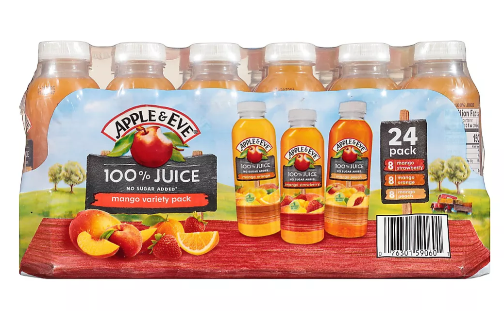 Apple &amp; Eve Mango Paradise Juice, 24-Pack, Variety Pack, 24 x 10 oz ...
