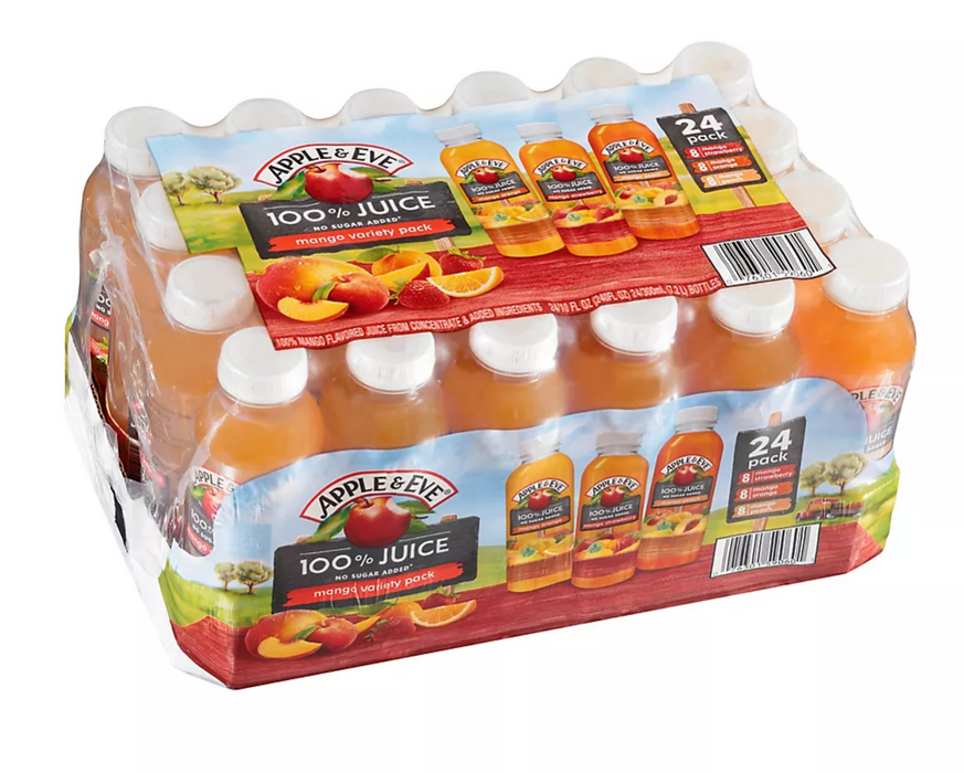 Apple & Eve Mango Paradise Juice, 24-Pack, Variety Pack, 24 x 10 oz