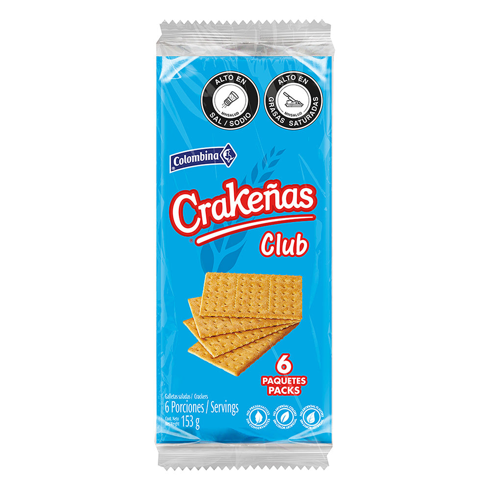 Crakenas Club Crackers, 6 ct —