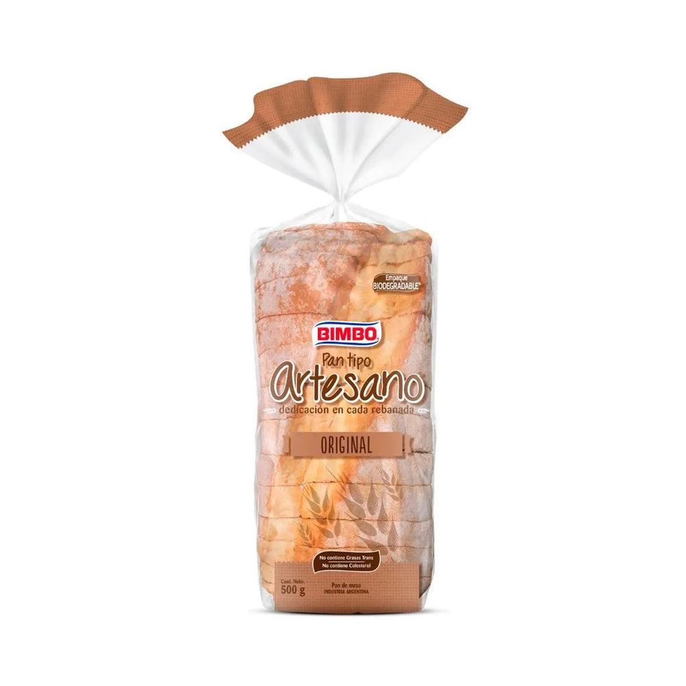 Bimbo Artesan Whole Wheat Bread Loafs , 500 gr