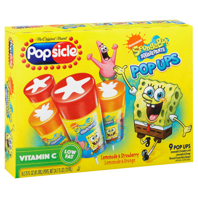 Popsicle Sponge Bob Square Pants Pop Ups, 18 ct