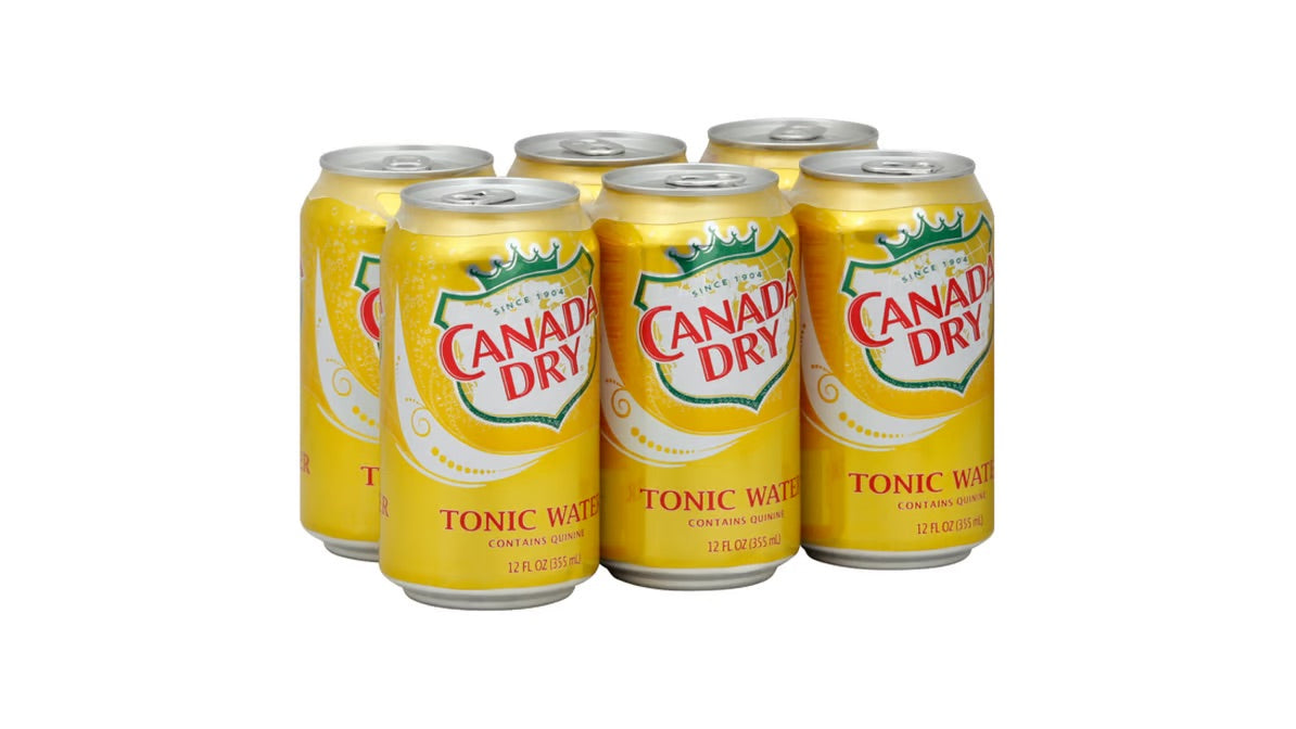 Canada Dry Tonic Water, 6-Pack , 6 x 12 oz