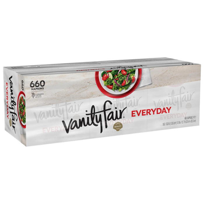 Vanity Fair 2Ply Napkins, 110 CT