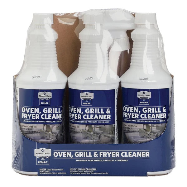 Member's Mark Commercial Oven, Grill and Fryer Cleaner, 3 x 32 oz