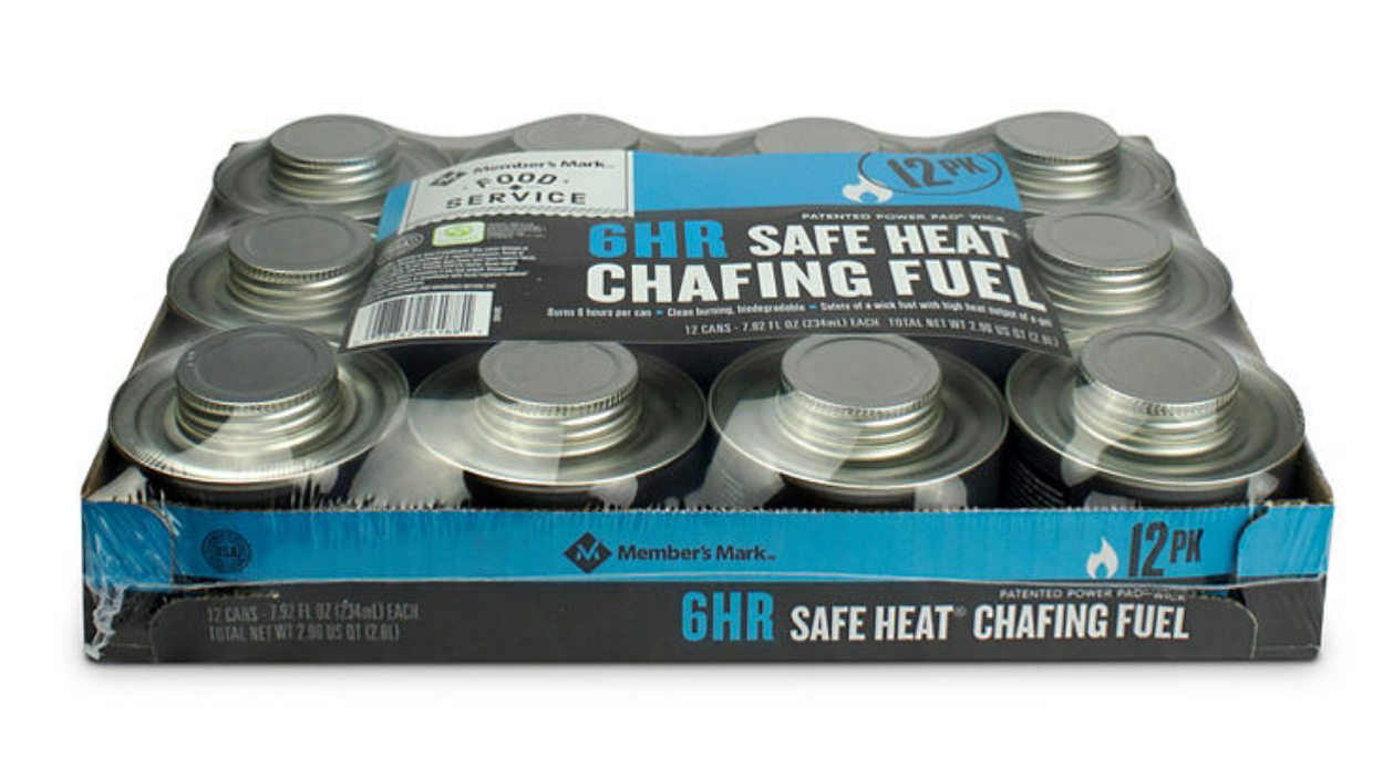 Member's Mark 6-Hour Safe Heat Chafing Fuel With PowerPad, 12 ct