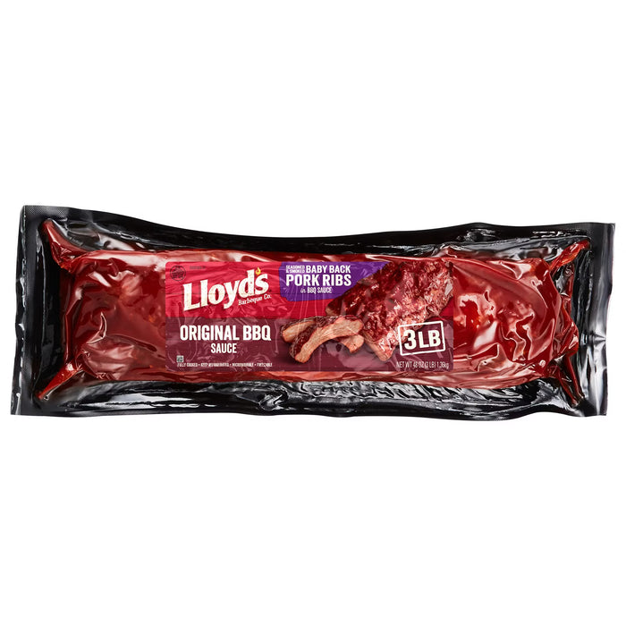 Lloyd's Baby Back Pork Ribs, 3 lbs