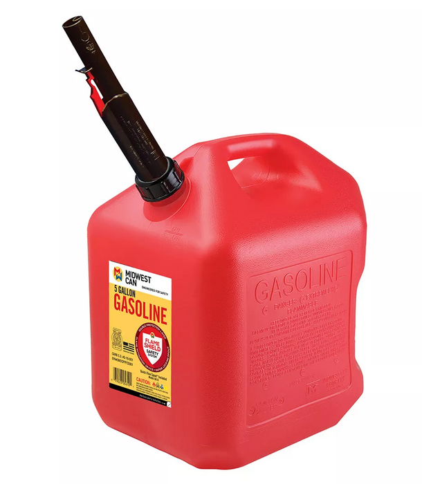 Midwest Can 5-Gallon Gas Can, 5 gl