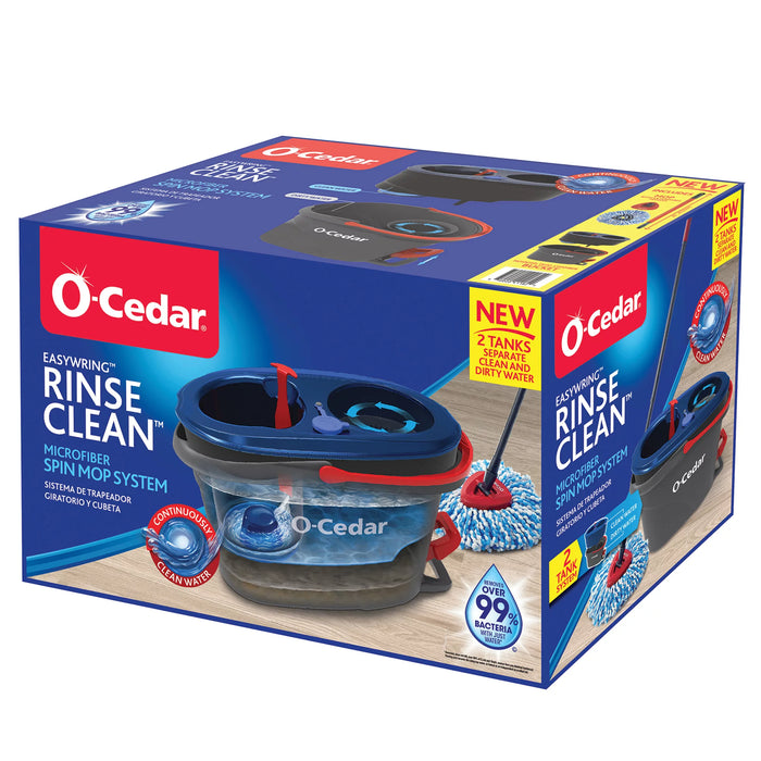 O-Cedar EasyWring RinseClean Spin Mop & Bucket System