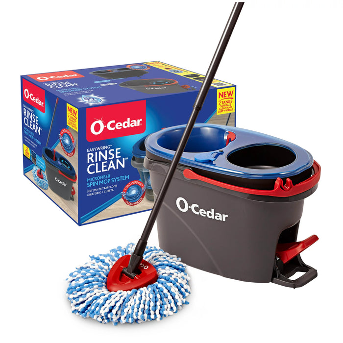 O-Cedar EasyWring RinseClean Spin Mop & Bucket System