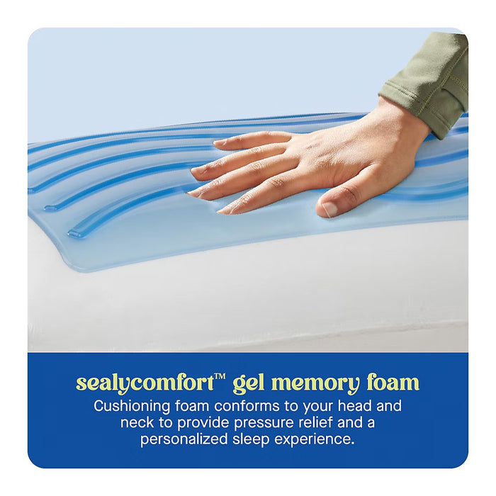 Sealy Dreamlife Memory Foam Gel Standard Size Pillow, 1 pc
