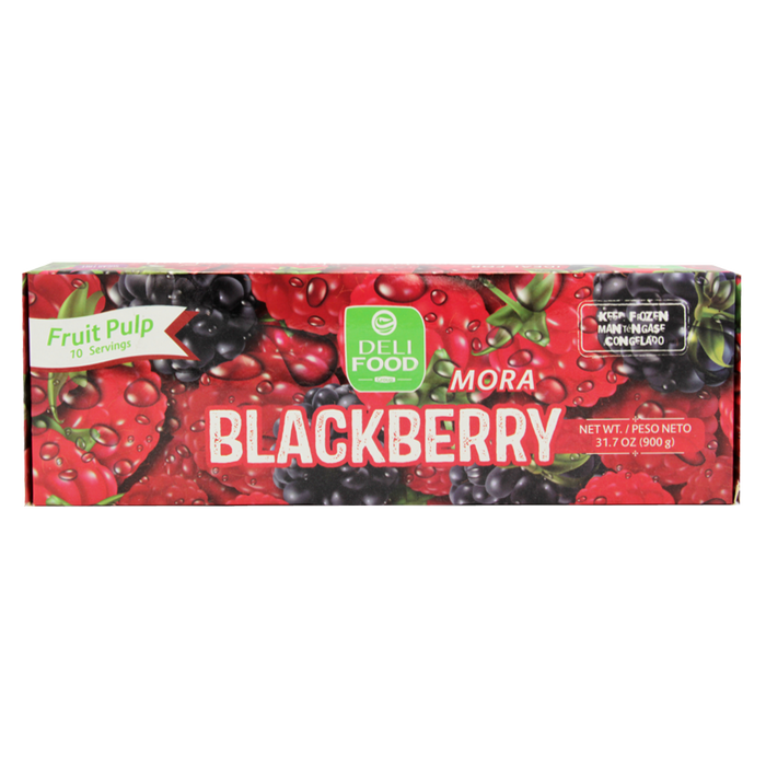 Deli Food Frozen Blackberry/Mora Fruit Pulp Pouch , 900 gr