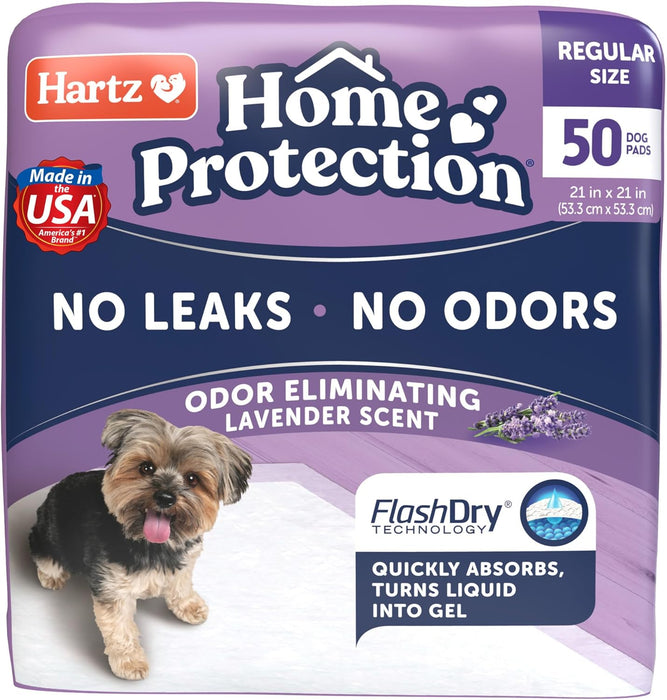Hartz Odor Eliminating Dog Pads, 50 CT